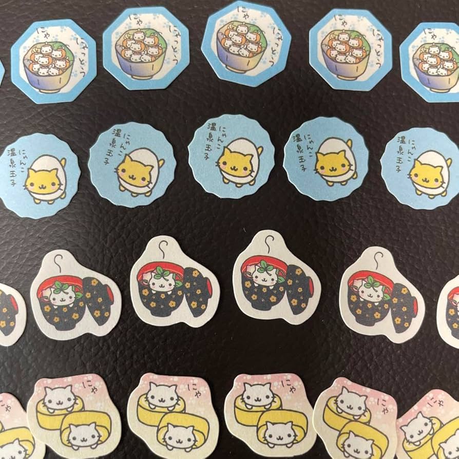 にゃんにゃんにゃんこ シールセット 超希少】当時のもの 新品未使用 平成 にゃんにゃんにゃんこ