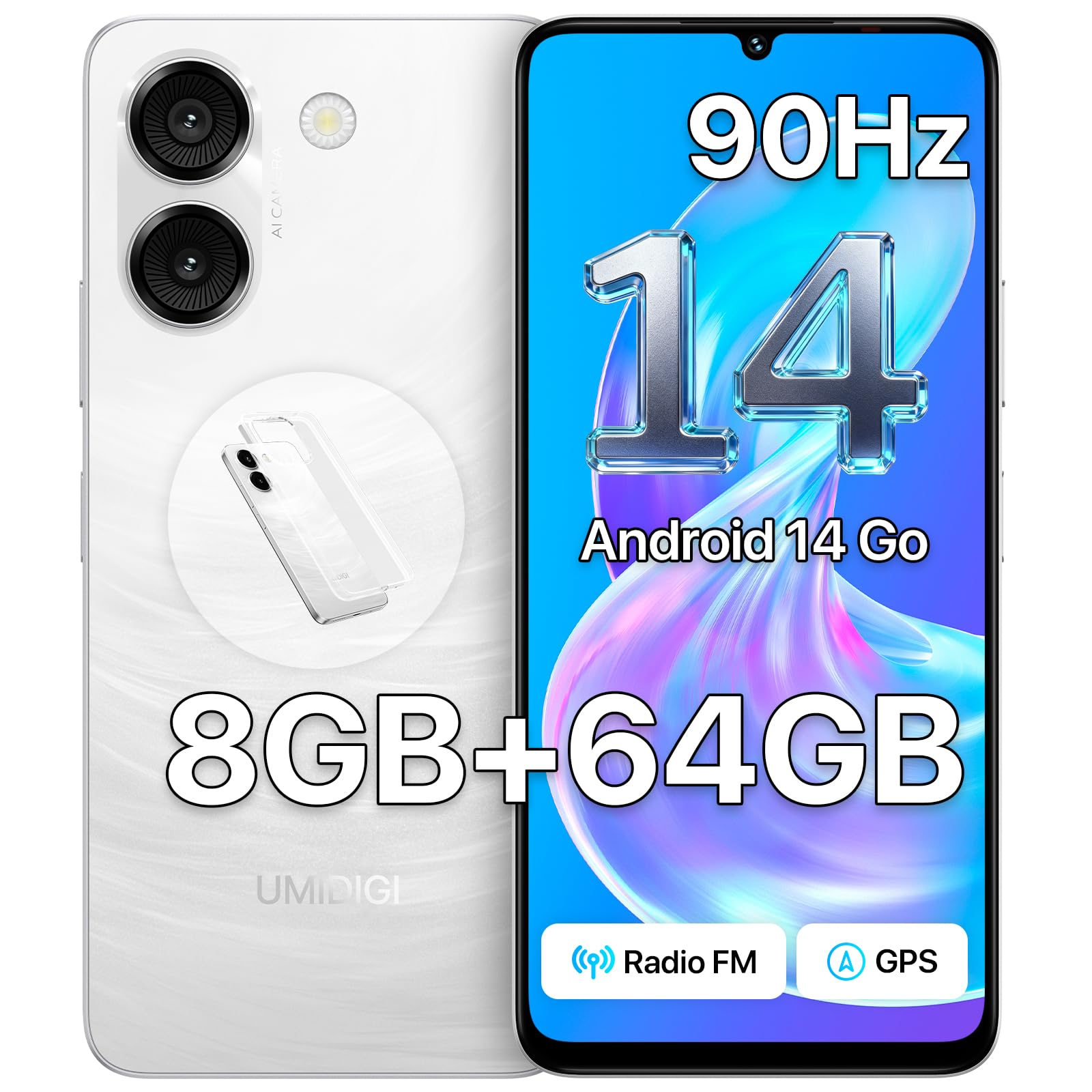 Amazon.com: UMIDIGI G9A Unlocked Cell Phones Android 14 2025, 6.75