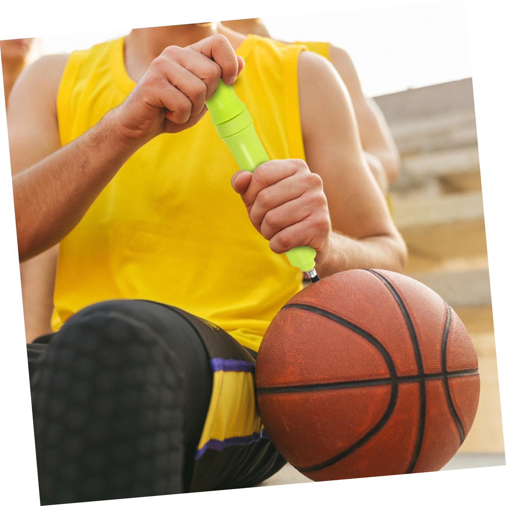 HANABASS 3piezas Inflador De Bicicleta Multifuncional para Balones y Neumáticos Bomba De Aire Práctica y Portátil para Deportes y Actividades Al Aire