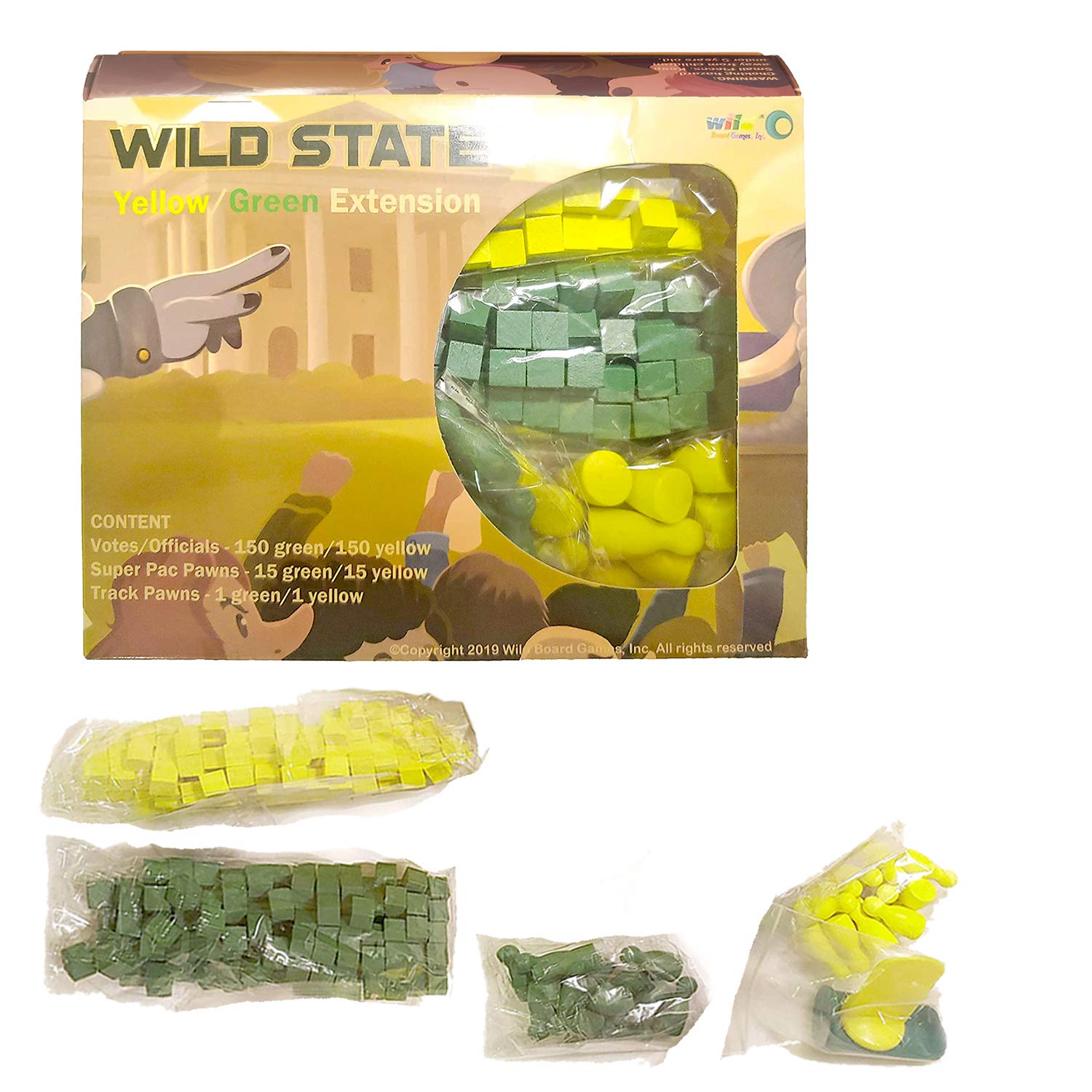 Wild State - The Game of American Power Grab Board Game Extension Pack - US  Presidents Political Strategy Board Game Expansion for 2 Players -  Republican vs Democrat Game Extension : Amazon.com.au: