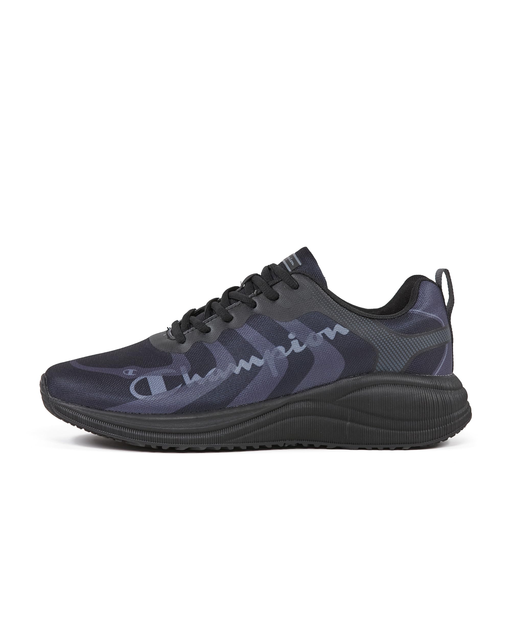 Champion Syphon Script Low, Men's Sneakers, Triple Black (KK001), 42 EU/UK 8, Triple Black Kk001, 9 UK
