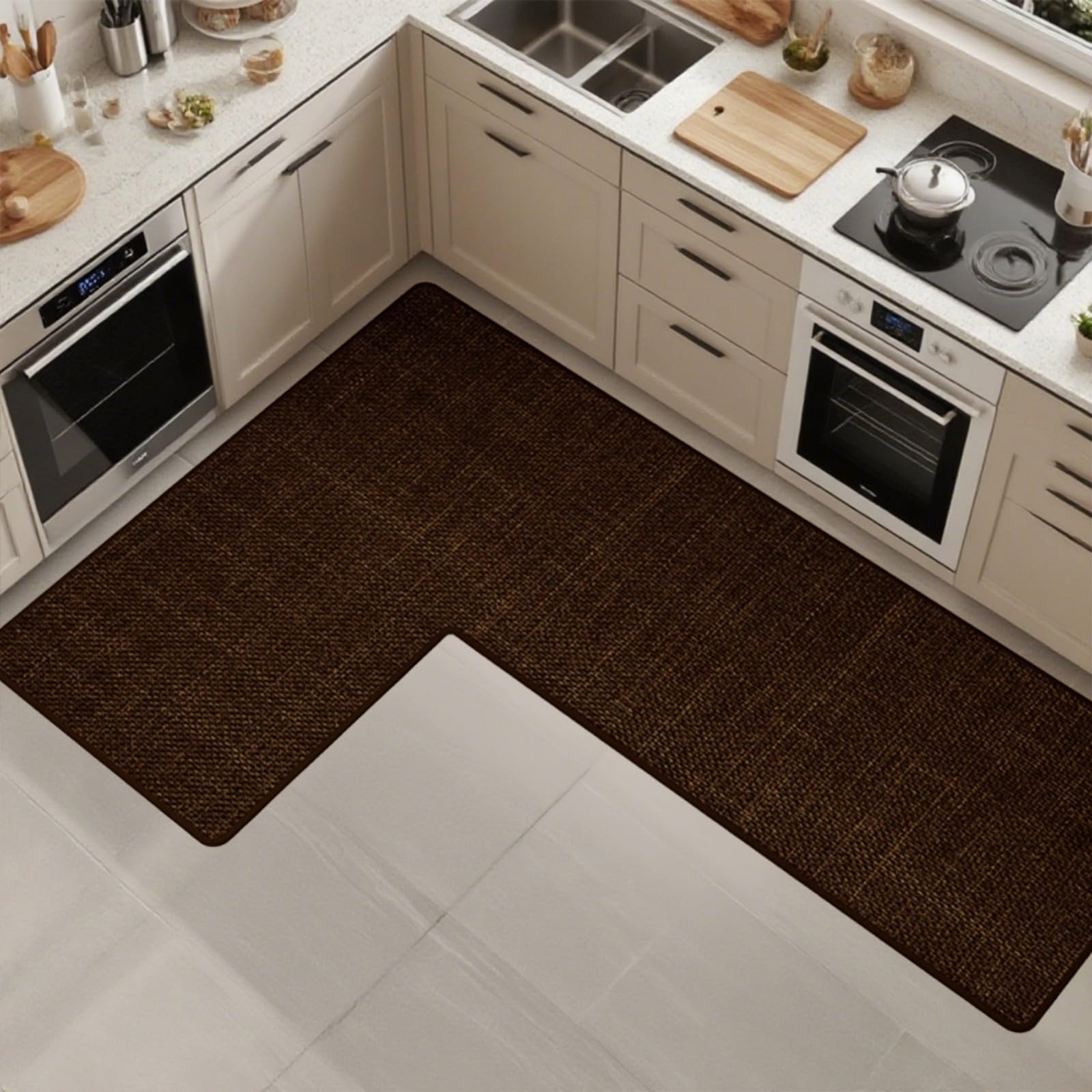【SUSHIさん専用】カーペット Amazon.com: SMILEGIF Anti-Slip Corner Kitchen Rug, 1 Piece L