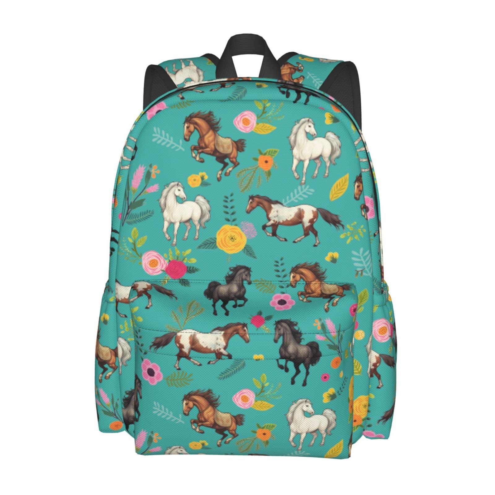 famliihw Horse Backpack Laptop Backpacks Multipurpose Daypack For Men Women Travel Hiking