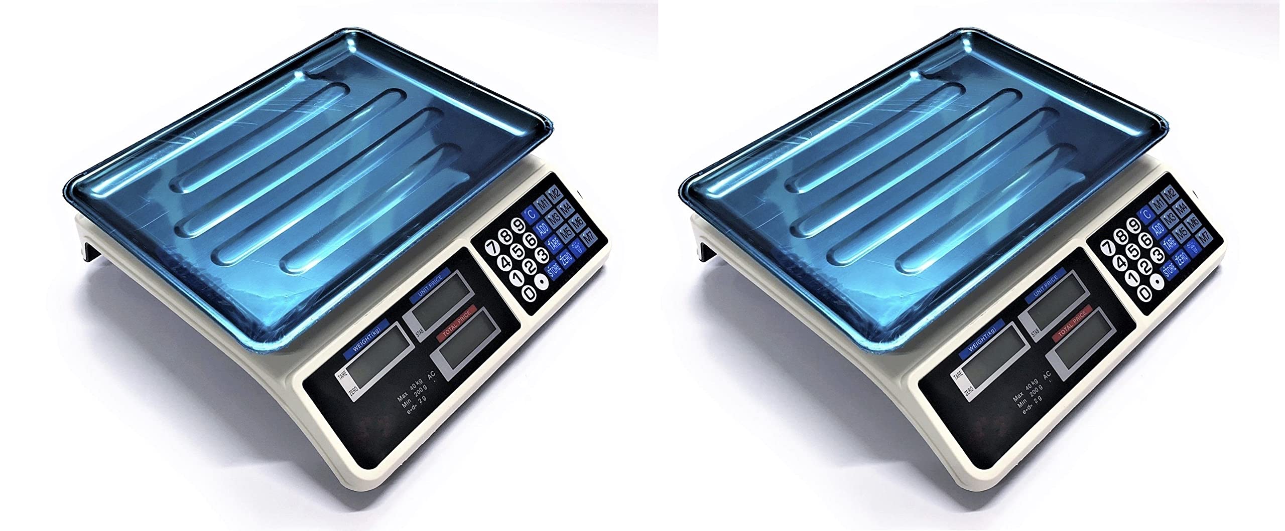 TEMPO DI SALDI Coppia Di Bilance Elettroniche Digitali Professionali Pesa Da 5 Gr Fino A 40 Kg