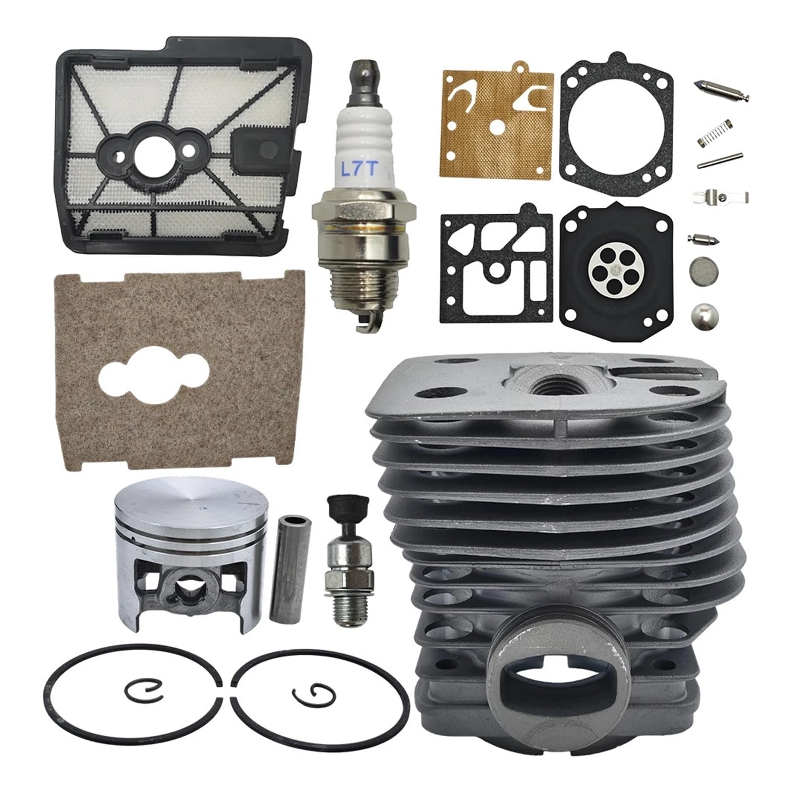 Kit piston cylindre 46mm avec valve décompression pour Stihl FS420