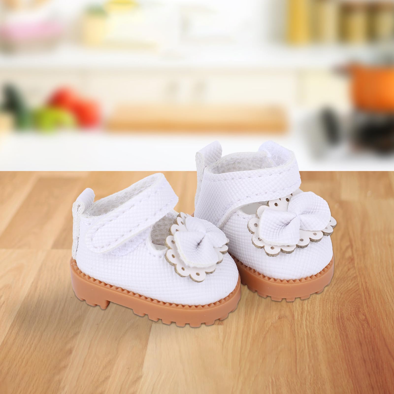 Mikovivi Mini scarpe per bambole, 17 cm, accessori eleganti per bambole da 17 cm