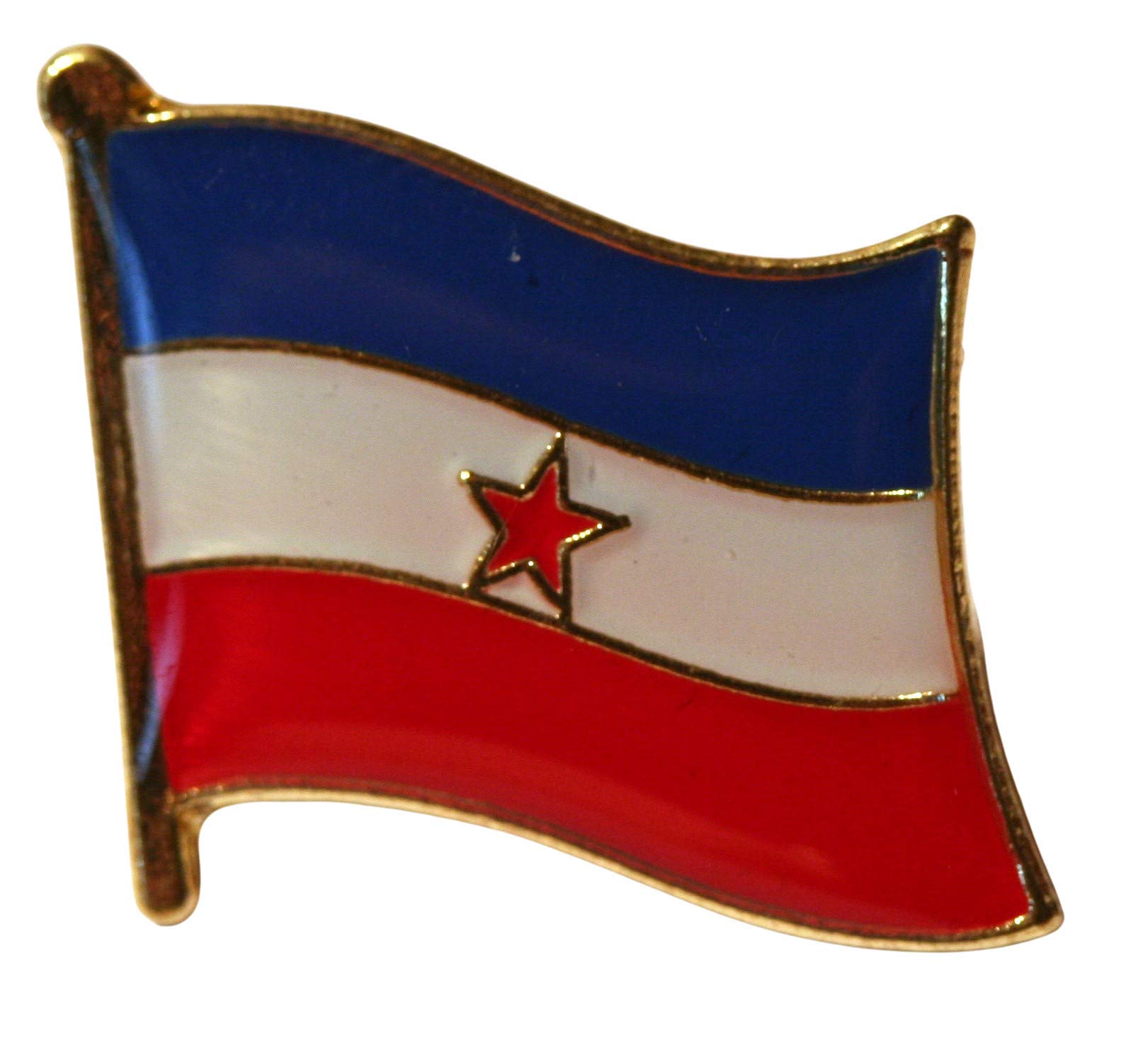 Buxton's Badges Multiple Yugoslavia Flag Pin Badge