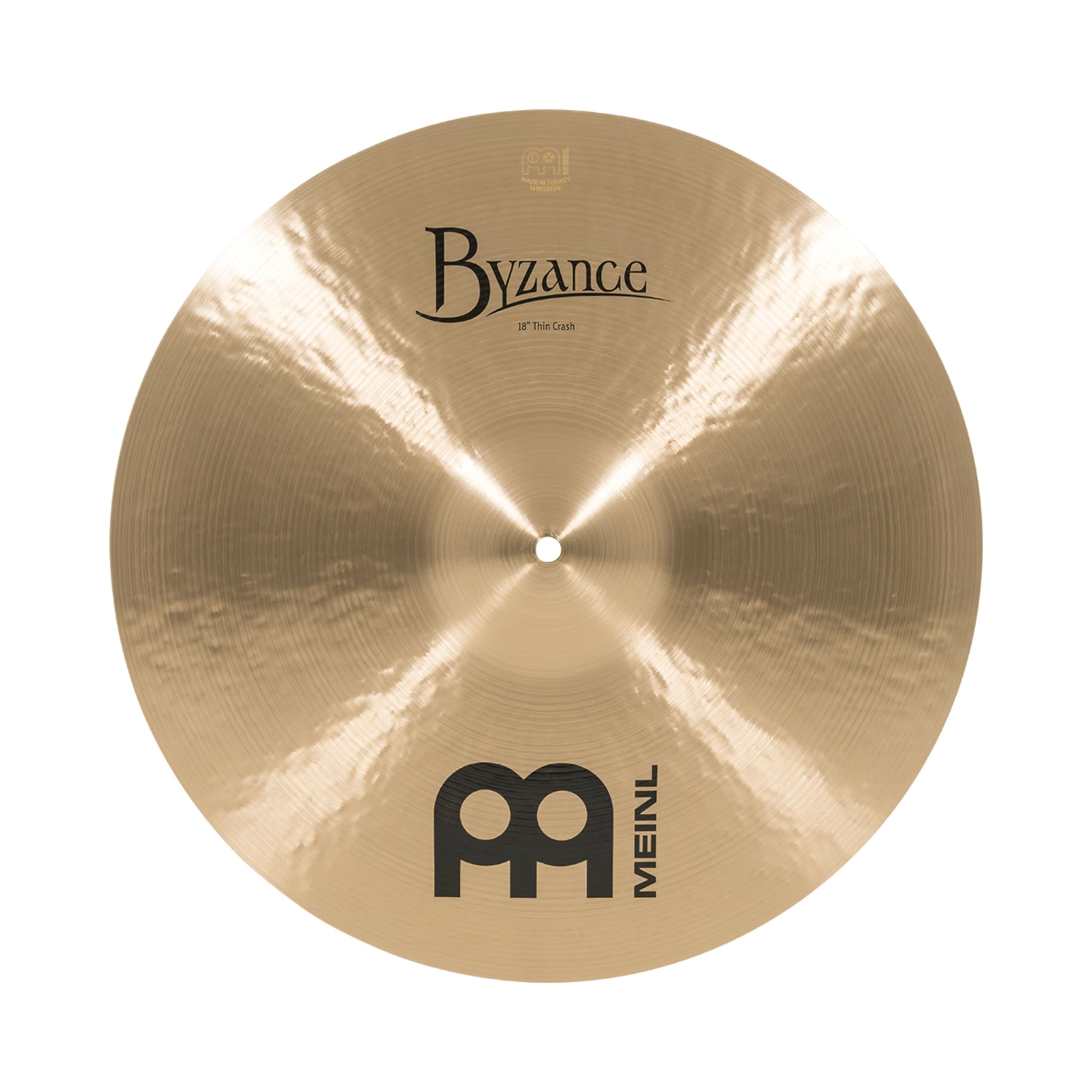 Meinl Byzance Cymbale Crash traditionnelle Thin 18"