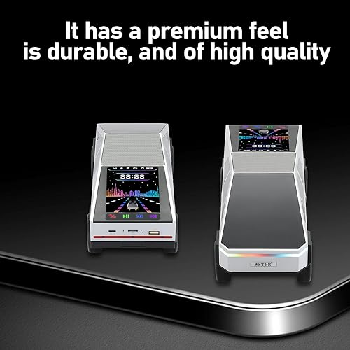 Miniatura 4 de Altavoz Bluetooth para automóvil con pantalla LED, modelo recargable, USBTFFM, llamadas manos libres, altavoz Bluetooth de estilo retro para fiesta,