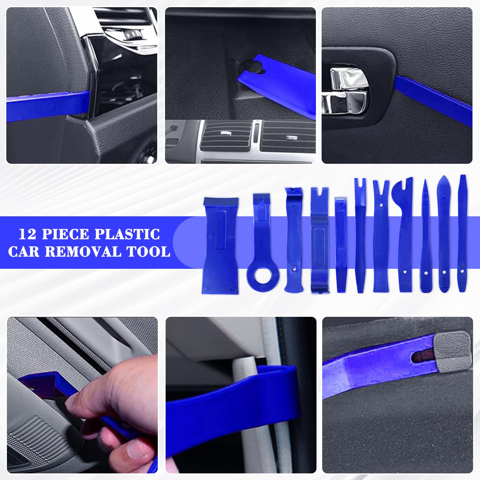352 Piezas Herramientas Kit Desmontar Coche,Herramientas Desmontaje Coche,Herramientas de Palanca para Automóviles para Herramientas Desmontar Interiores Coche Radio Audio