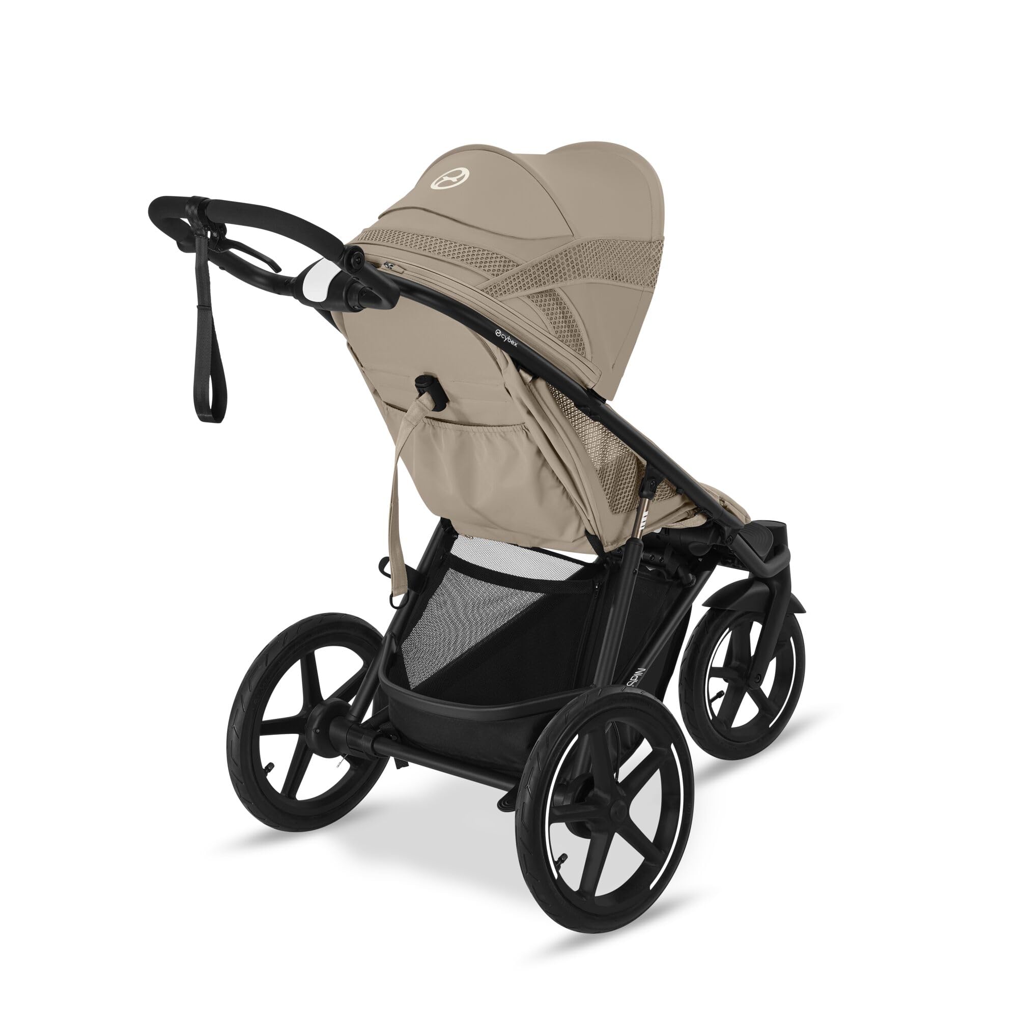 CYBEX Poussette AVI SPIN, De la naissance à environ 4 ans, Max. 111 cm et 22 kg, Poussette de ville et tout-terrain, Almond Beige