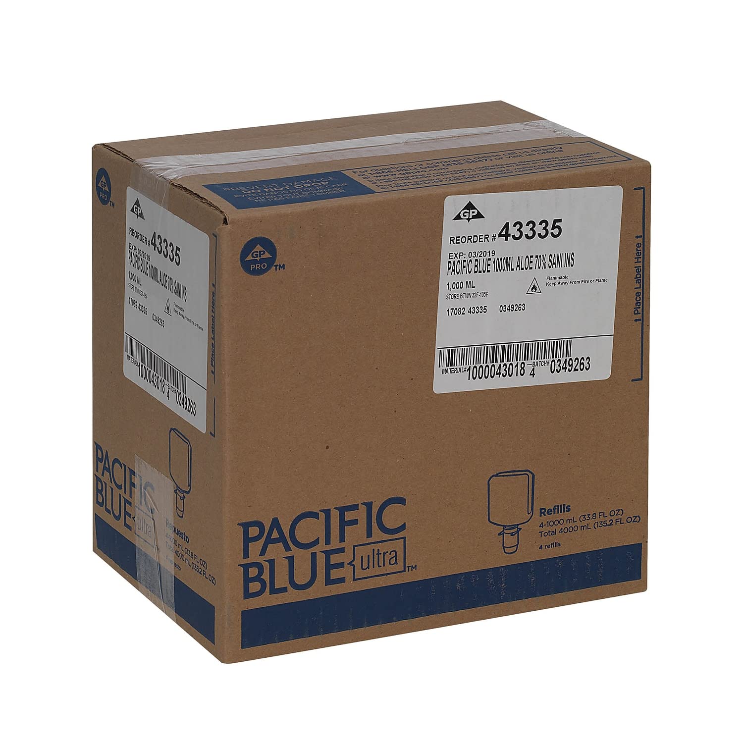 GPC43335 - Pacific Blue Ultra Soap/Sanitizer Dispenser Refill