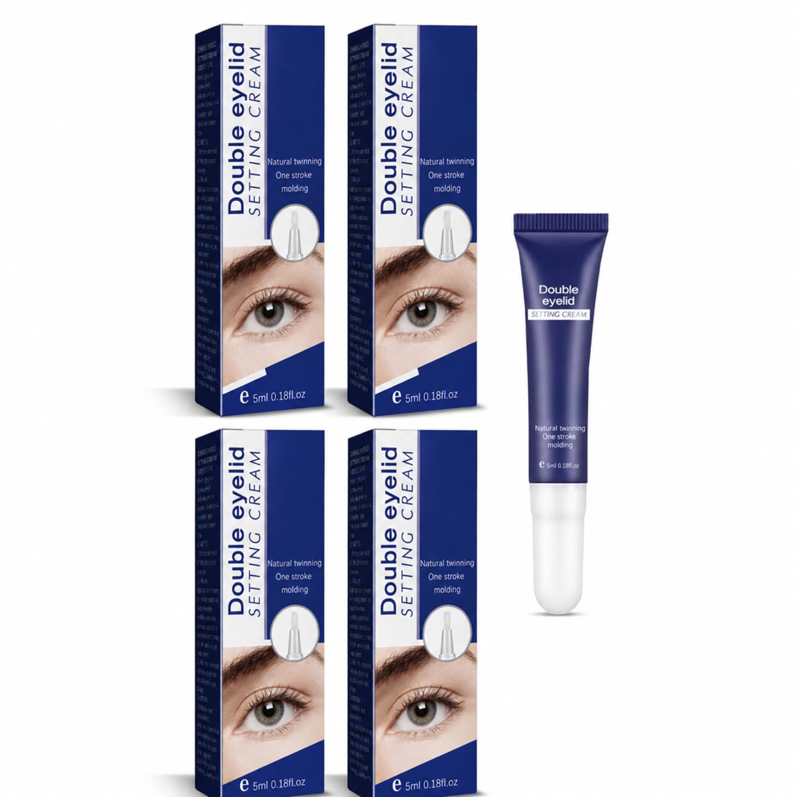 Eyelid Lifter Shaping Cream 5ml Instant Lift for Droopy Loose Hooded Eyelids, Long Lasting Reshaping Double Eyelid Cream, Waterproof & Natural Invisible Lid Styling Gel