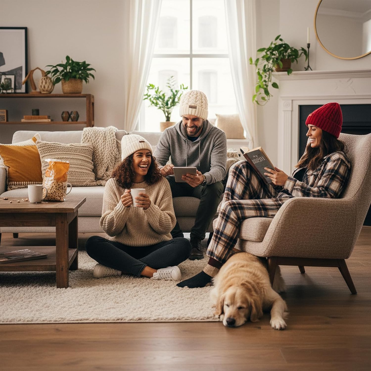 Cable Knit for Women Winter Warm Chunky Skull Cap Cold Weather Fleece Lined Thick Fold Cuff Beanie Hats 2026 - Image 5