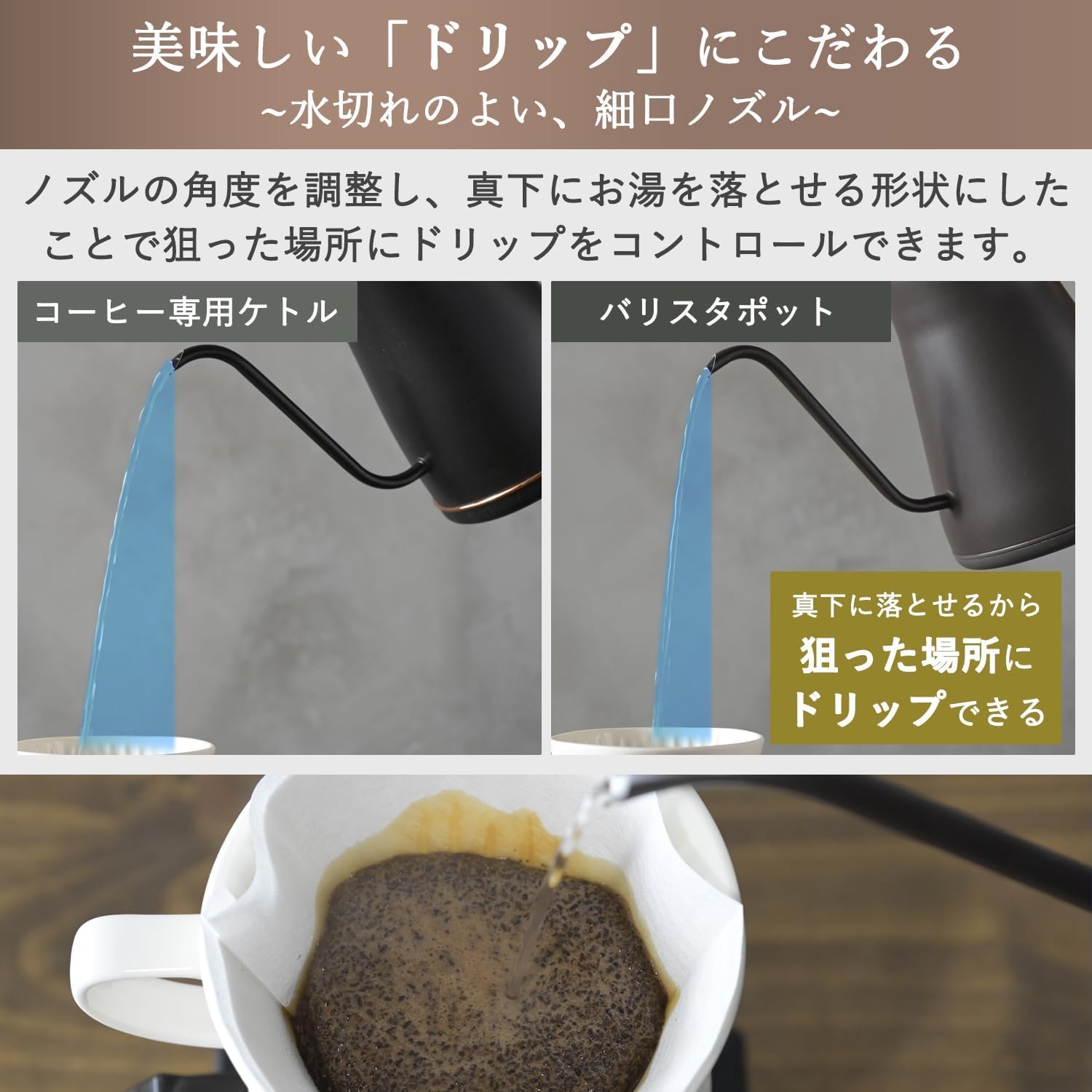 Amazon | 電気ケトル 電気ポット 0.8L 1200W 一人暮らし 二人暮らし