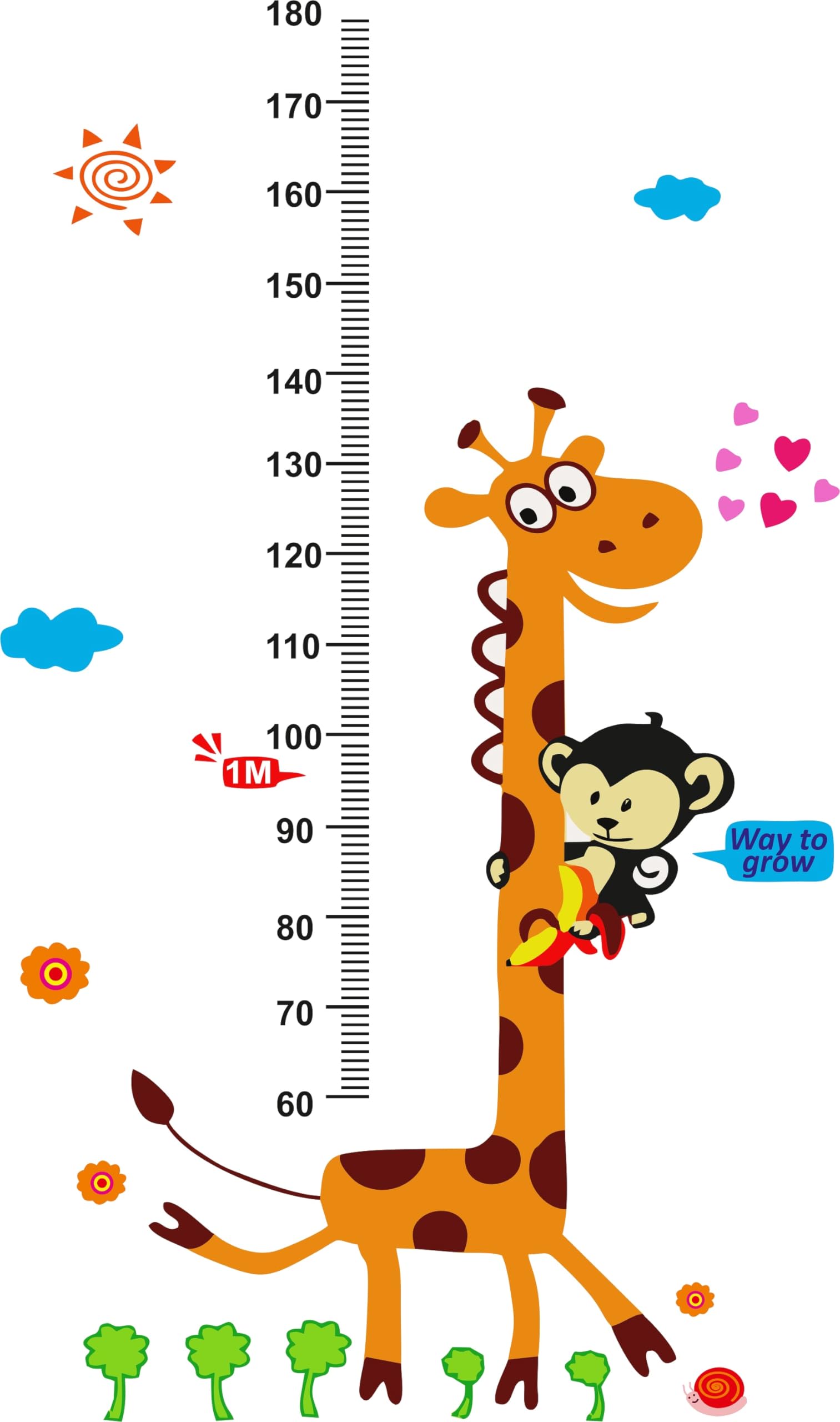 Height Measurement Sticker Cartoon Baby Height Measurement Lion