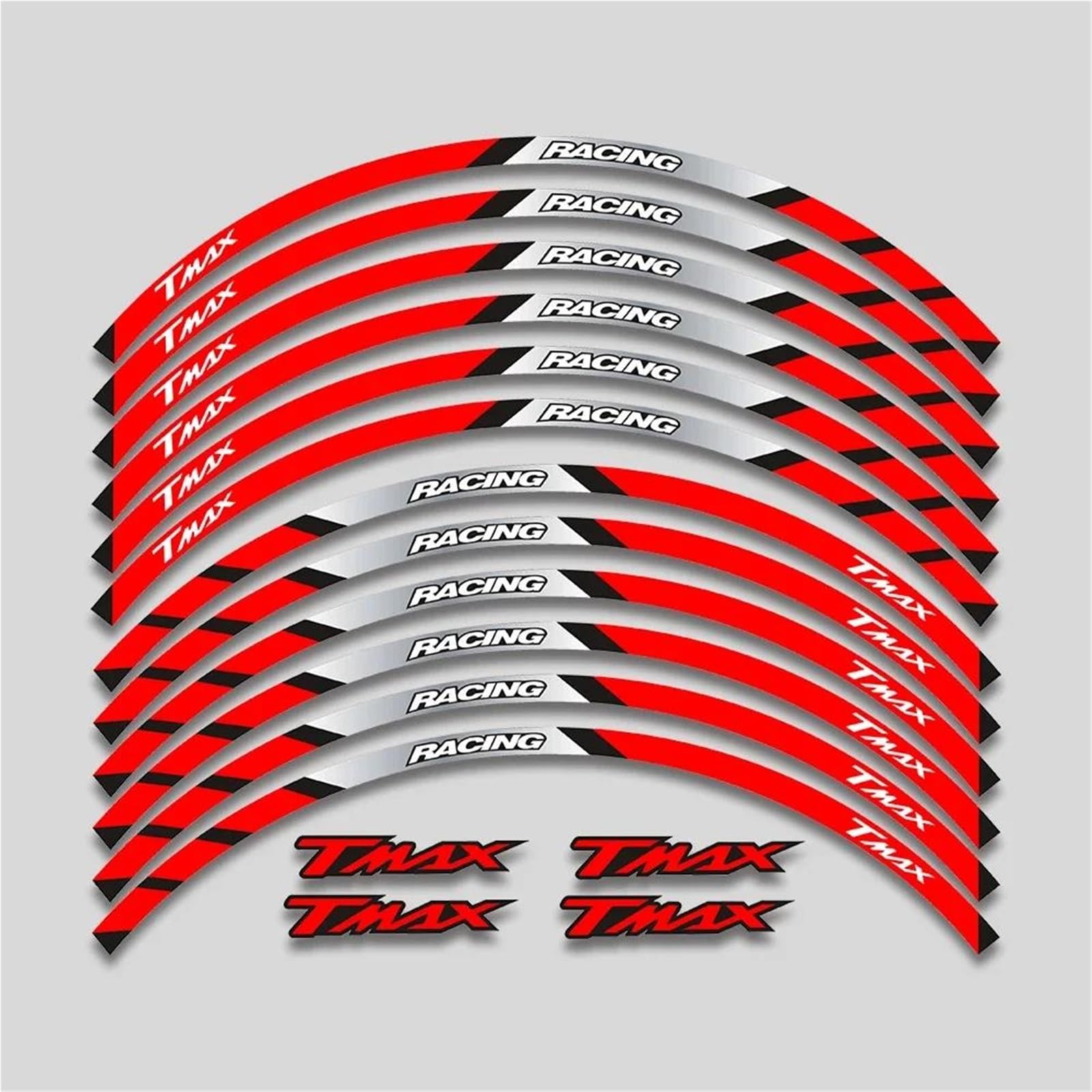 Wheel Stickers Motorcycle Wheel Sticker for TMAX500 TMAX530 TMAX560 TMAX 500 530 560 Decals Reflective Decal Rim Hub Stickers Rim Reflective Decal