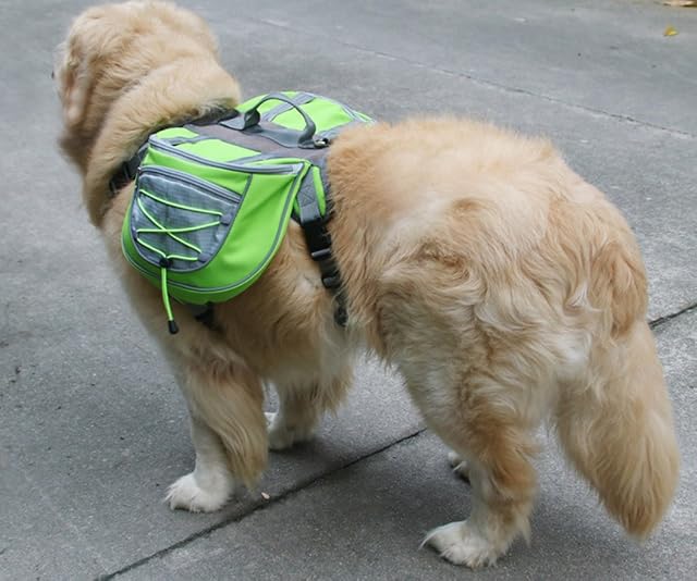 Foto 3 de 7 de Xiaoyu Mochila para Perro, portabolsas Ajustable, portabolsas de Silla de Montar
