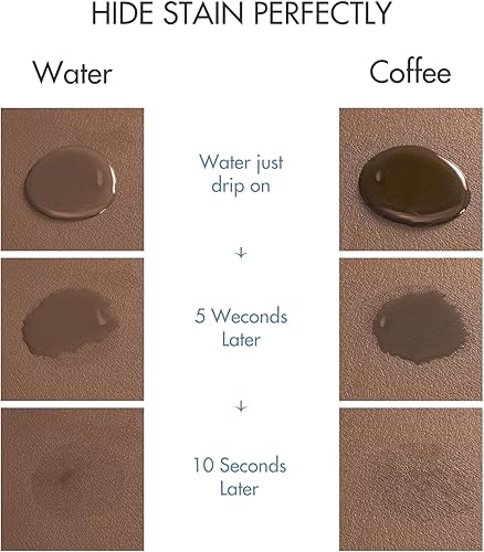 Miniatura 2 de Tapete de secado para encimeras de cocina, tapete de café con parte trasera de goma absorbente para secar platos (12 x 16 pulgadas, marrón)