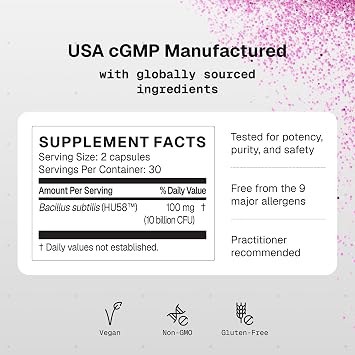 Microbiome Labs HU58 - High-Potency Bacillus Subtilis Spore Supplement