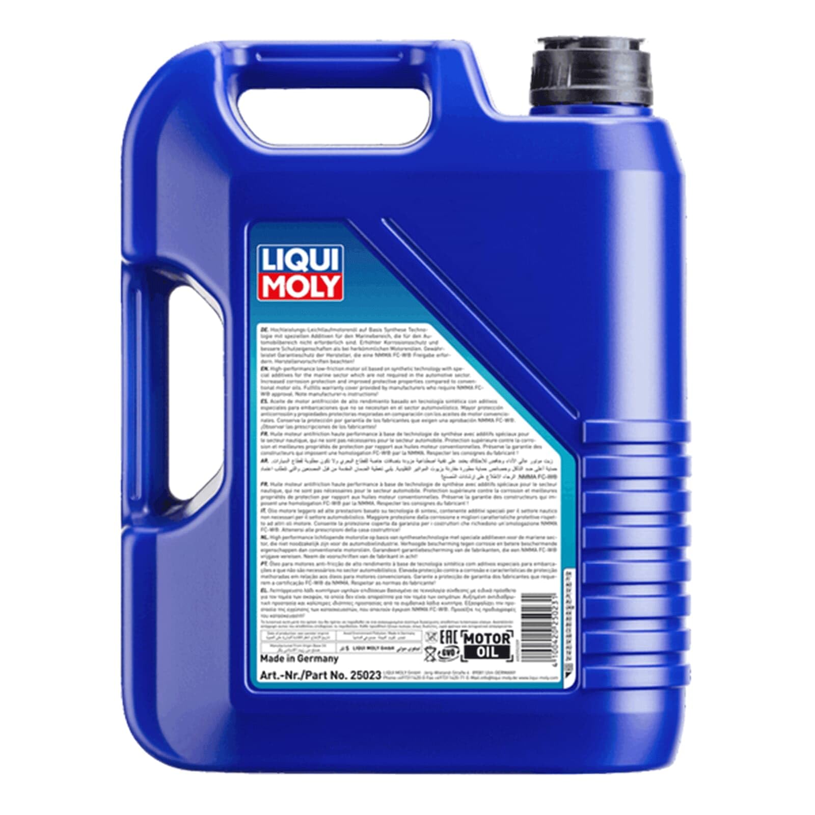 LIQUI MOLY Marine 4T Motor Oil 10W-30 | 5 L | Aceite de motor de arranque | 25023 | 25023, Marine 4T Motor Oil 10W-30