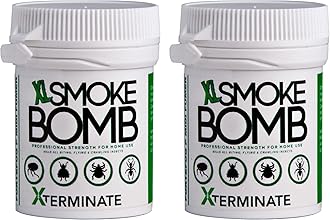 Xterminate XL 11g Smoke Bomb Fogger Killer For Fleas, Bed bug, Carpet Moths, Cluster Fly, Silverfish, Carpet Beetle Insects (HSE Approved And Tested) (2 x 11g)