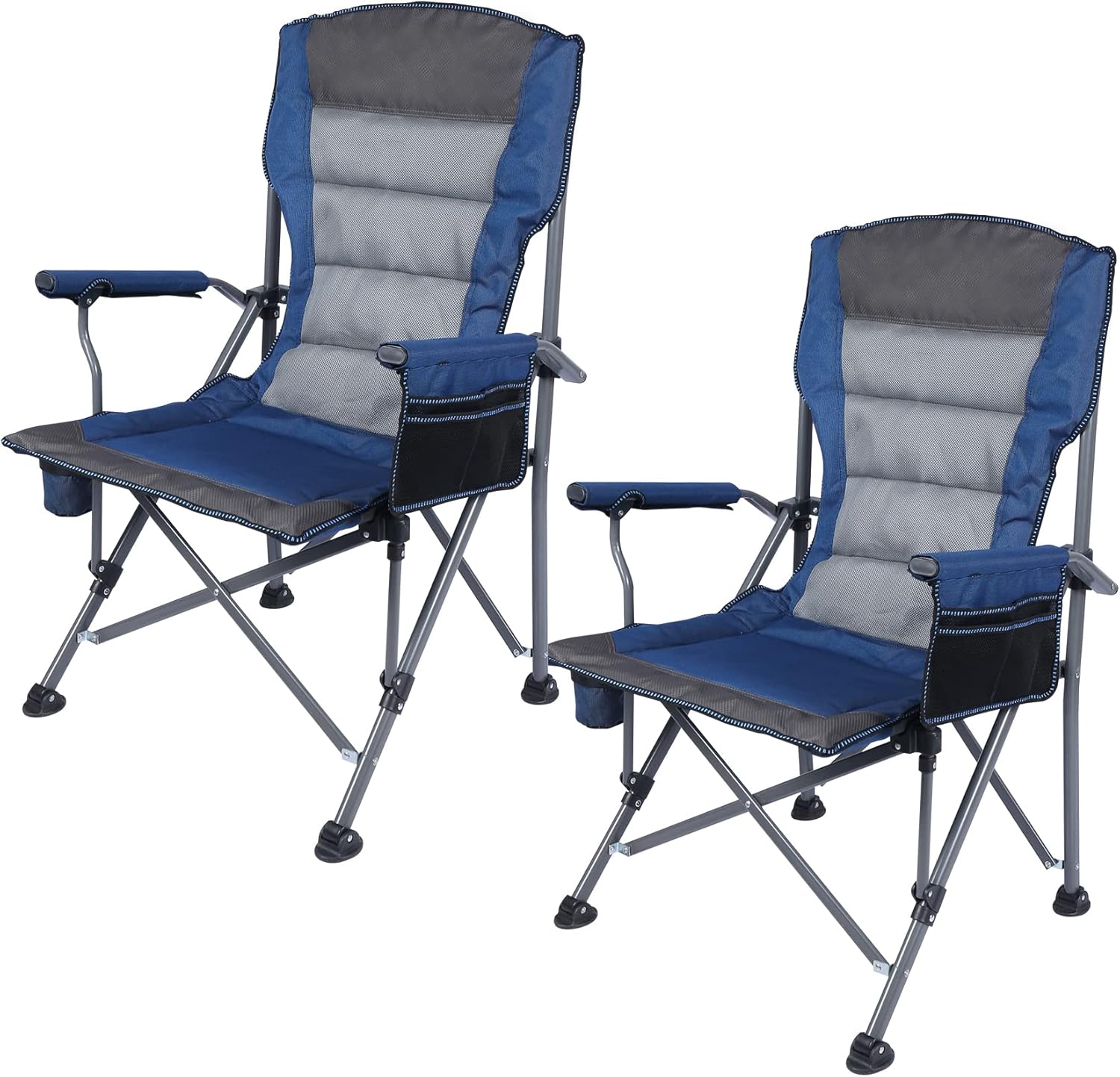 REDCAMP High Back Camping Chairs for Adults 2 Pack, Lumbar