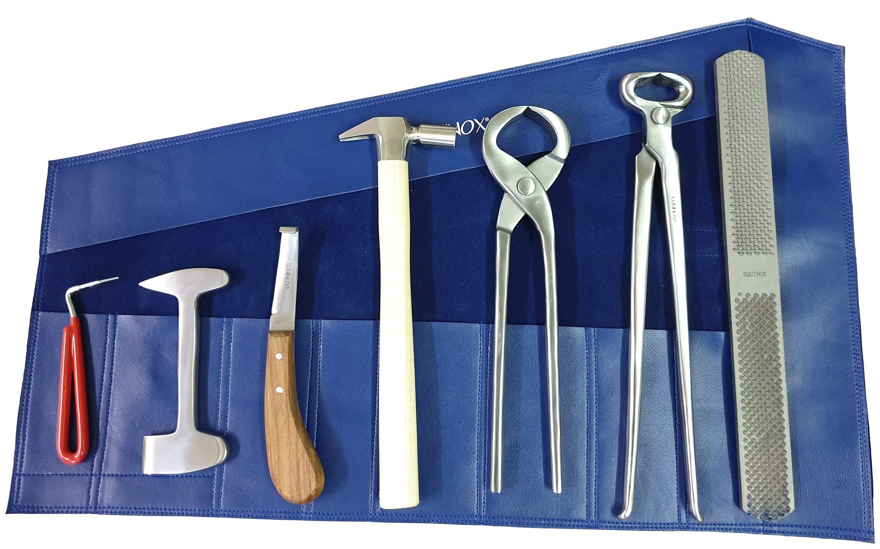 Equinox Farrier Hoof Kit Tack Room Farrier Tools Roll Up Wallet Storage