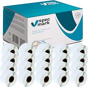 specmark 20 Labels Rolls Compatible with DYMO 99012 36mm x 89mm ...
