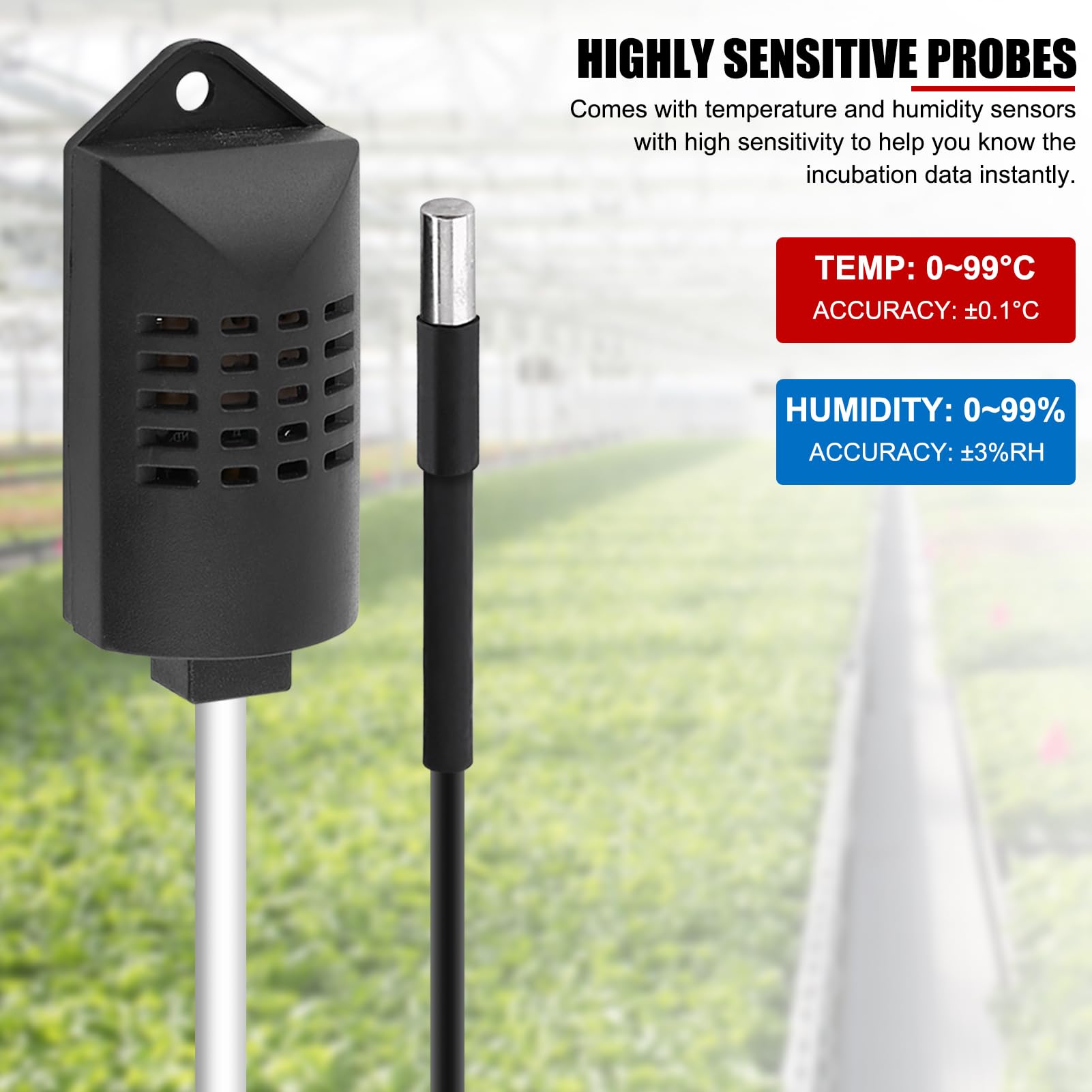 Controlador de incubadora de huevos XM-18 Termostato Higrostato Control automático completo con sonda de sensor de temperatura y humedad