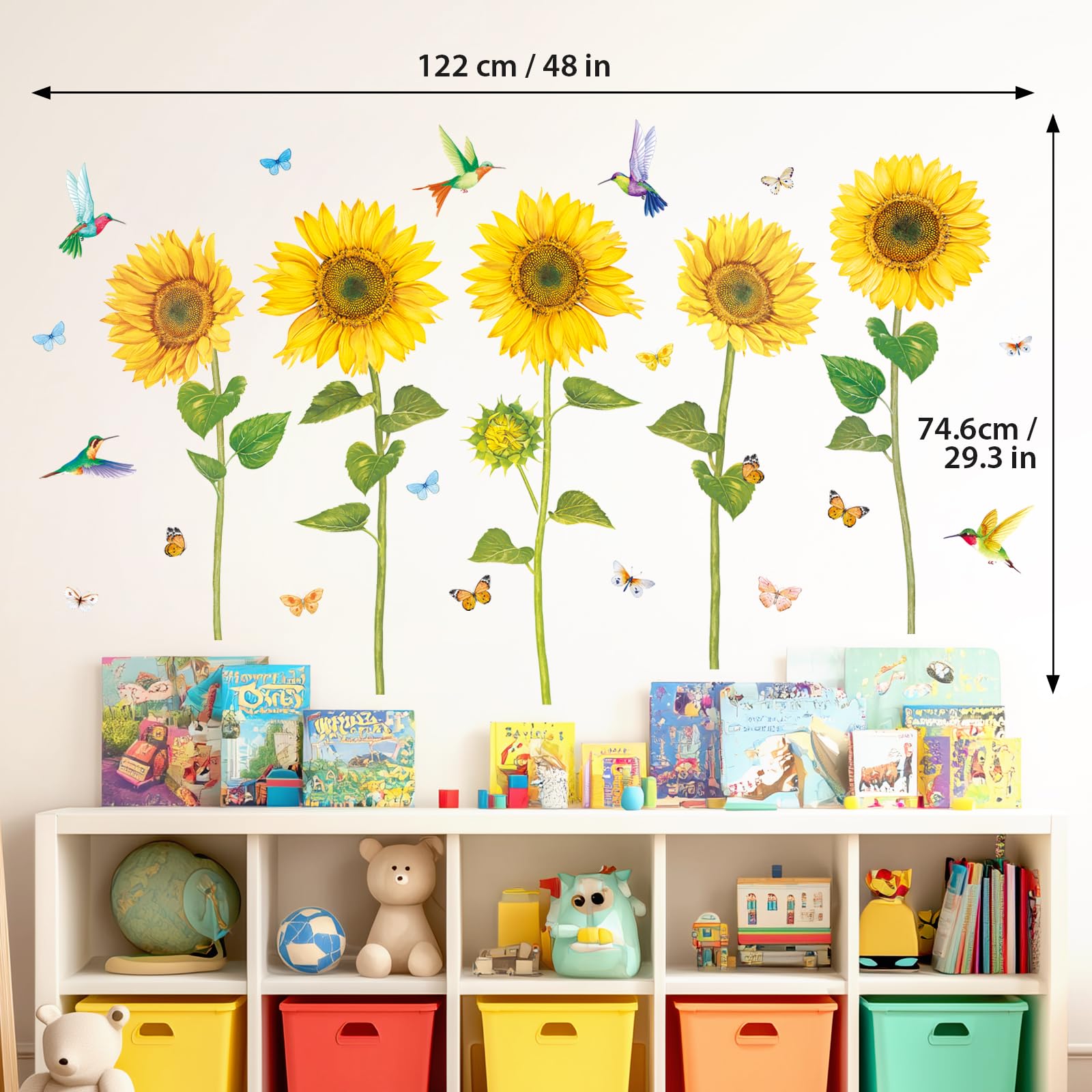 DECOWALL DS6-2003 Aquarel kersenbloesems Kinderen DECOWALL DS6-2003 Aquarel kersenbloesems Kinderen