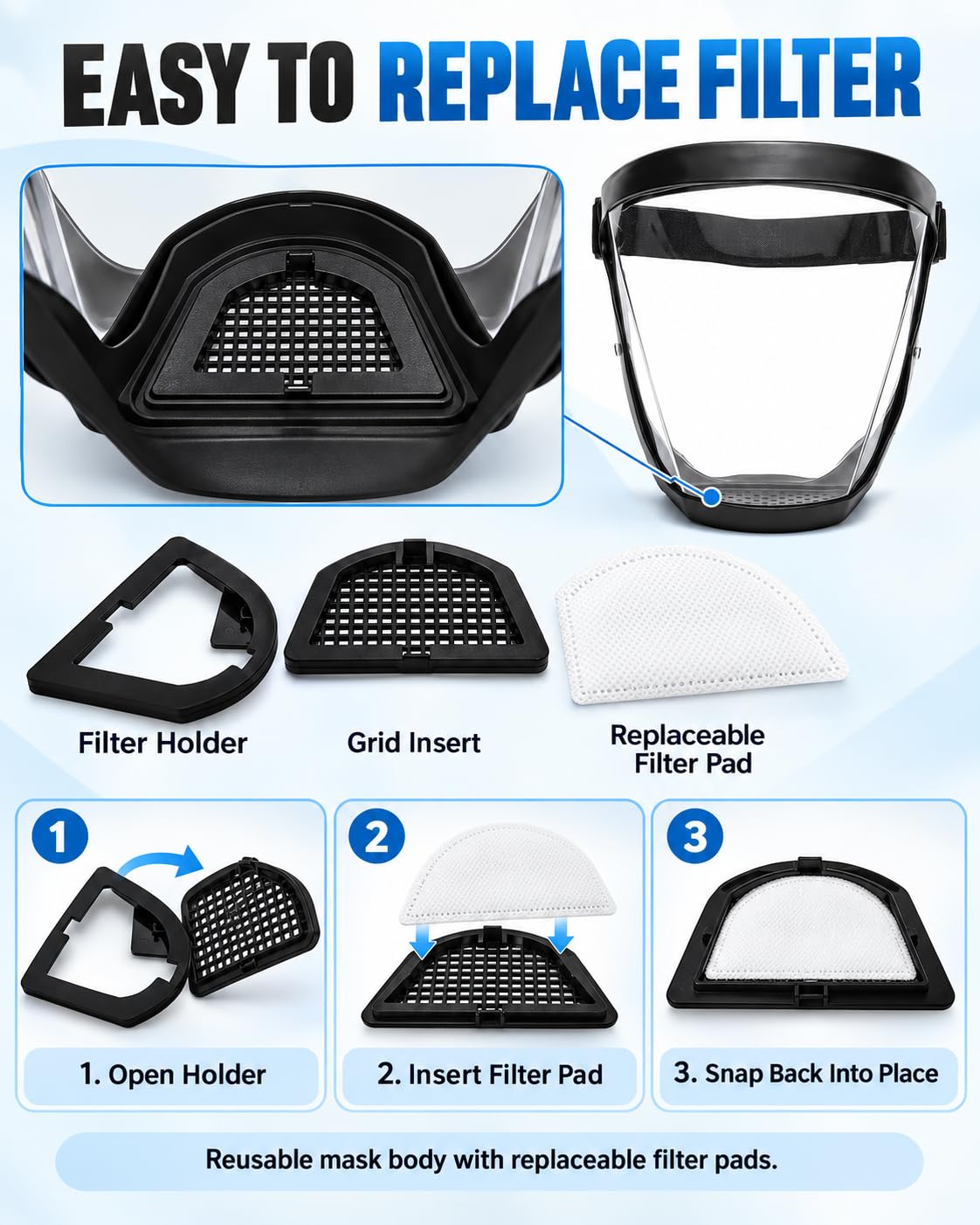 Full Face Shield - Protect Your Face -4 Full Face Shield - Protect Your Face -4