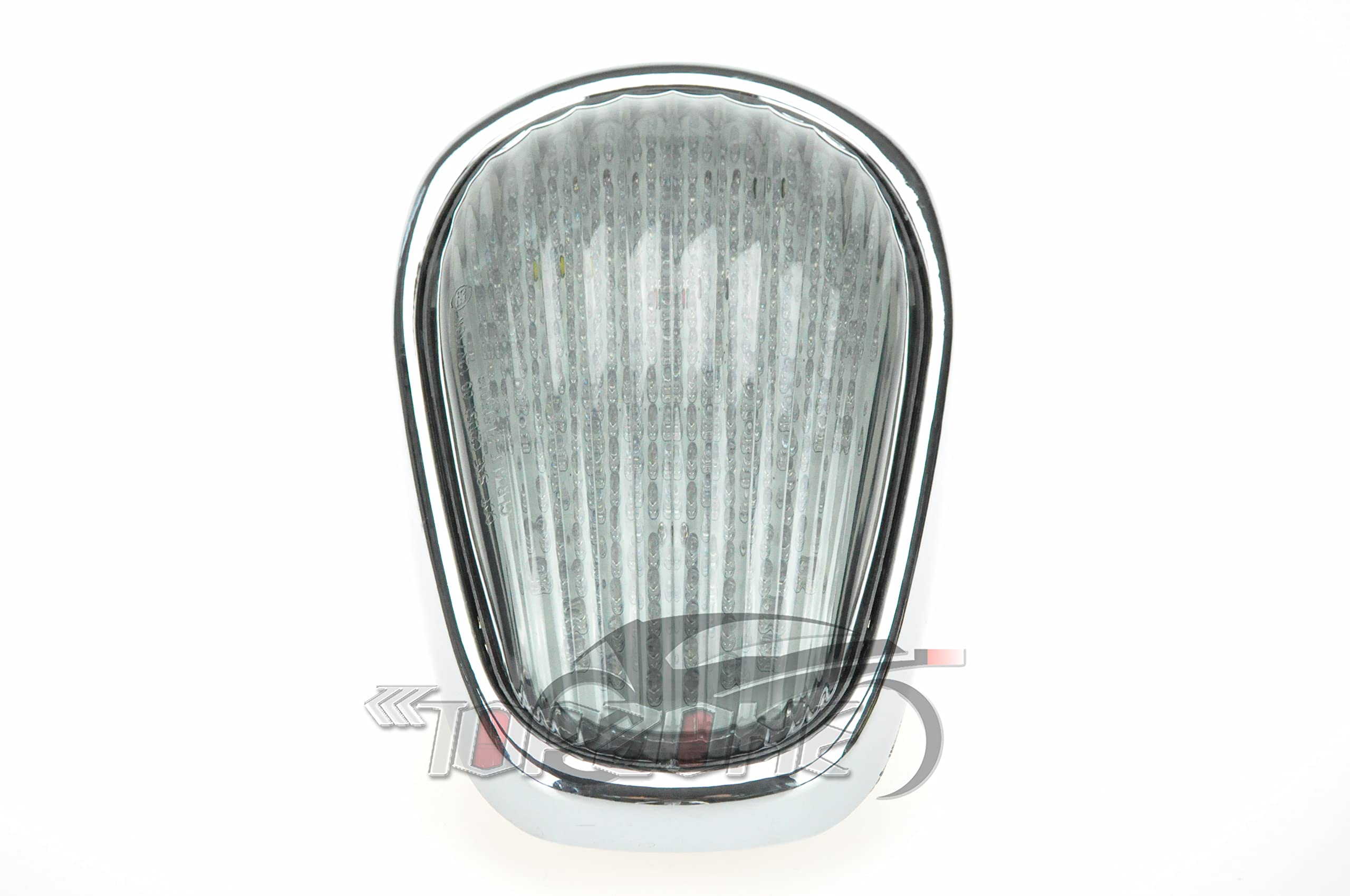 Fit Kawasaki Vulcan 2000 / VN2000 ; Motorcycle LED Rear Lamp Brake Tail Light + Integrated Turn Signal Function (LED integrated Turn Signal Function, Smoke)