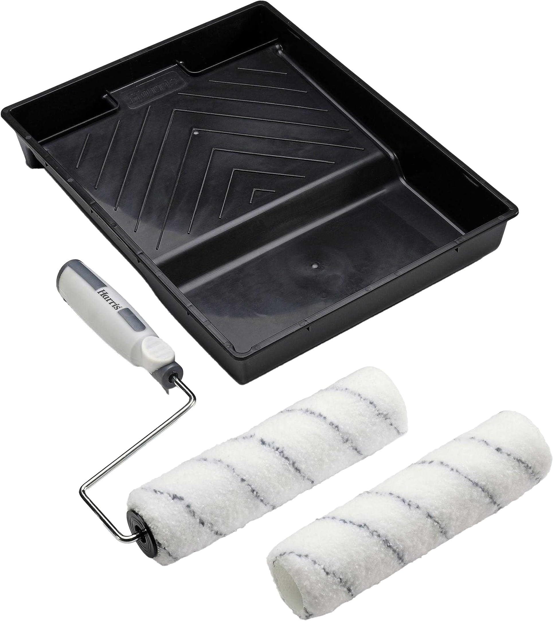 Harris Seriously Good Walls & Ceilings Twin Medium Pile Paint Roller Set with Tray & Frame | 9"
