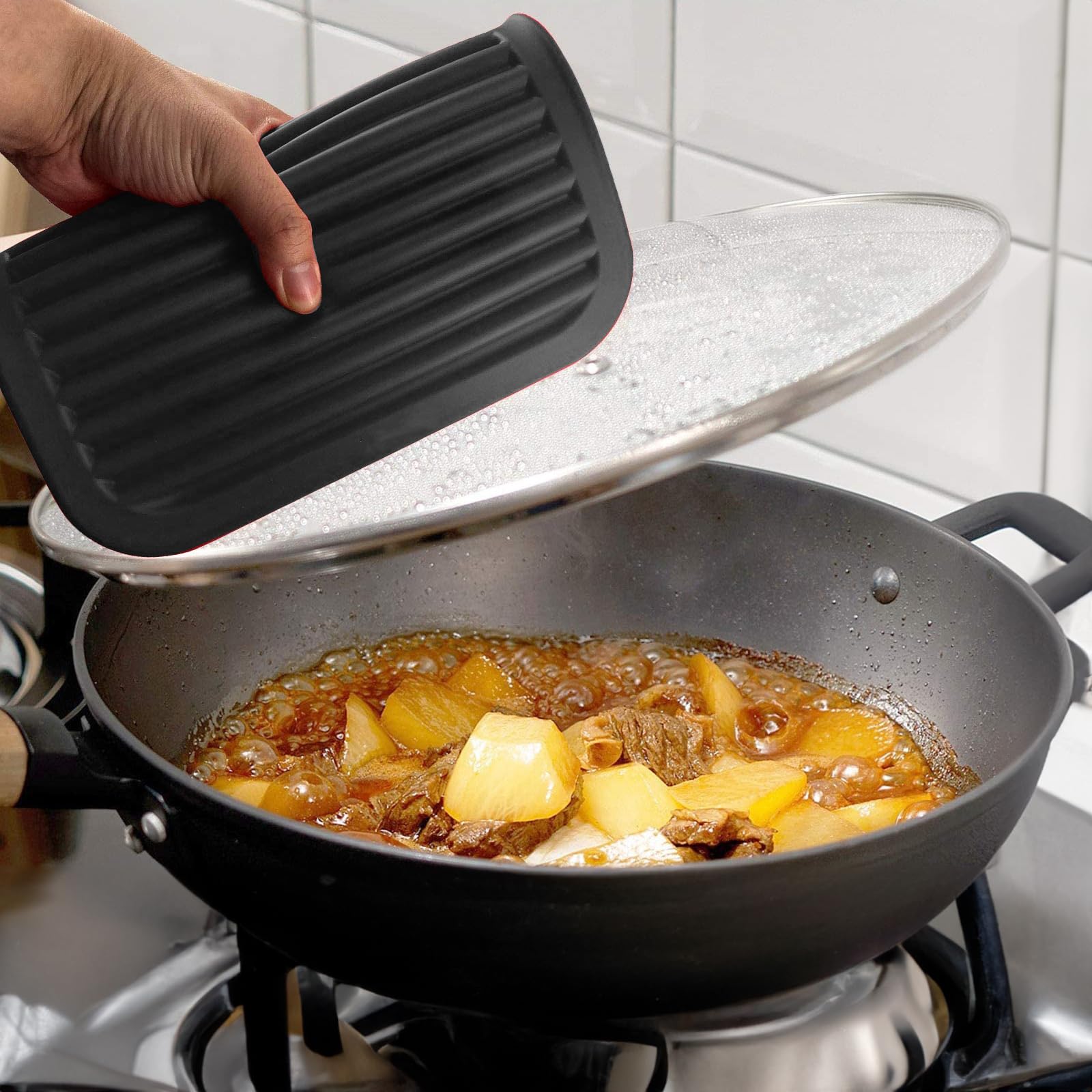 5 Sottobicchieri In Silicone Colorati Diametro 16 Cm - Antiscivolo, Resistenti Al Calore Fino A 240°C