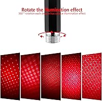 Vista 2 de LEDCARE Proyector de Estrellas USB con Luz Nocturna, Luces Portátiles Ajustables Románticas para Techo Interior del Automóvil, Proyector de Lámpara