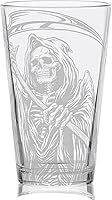 Vista 4 de SPIDERWEBS Engraved Beer Pint Glass Great Monster Scary Halloween Holiday Gift Idea & Decor!