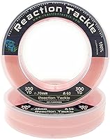 Vista 7 de Reaction Tackle Línea de pesca de fluorocarbono 100% puro, alta resistencia, resistente a la abrasión, hundimiento rápido, prácticamente invisible