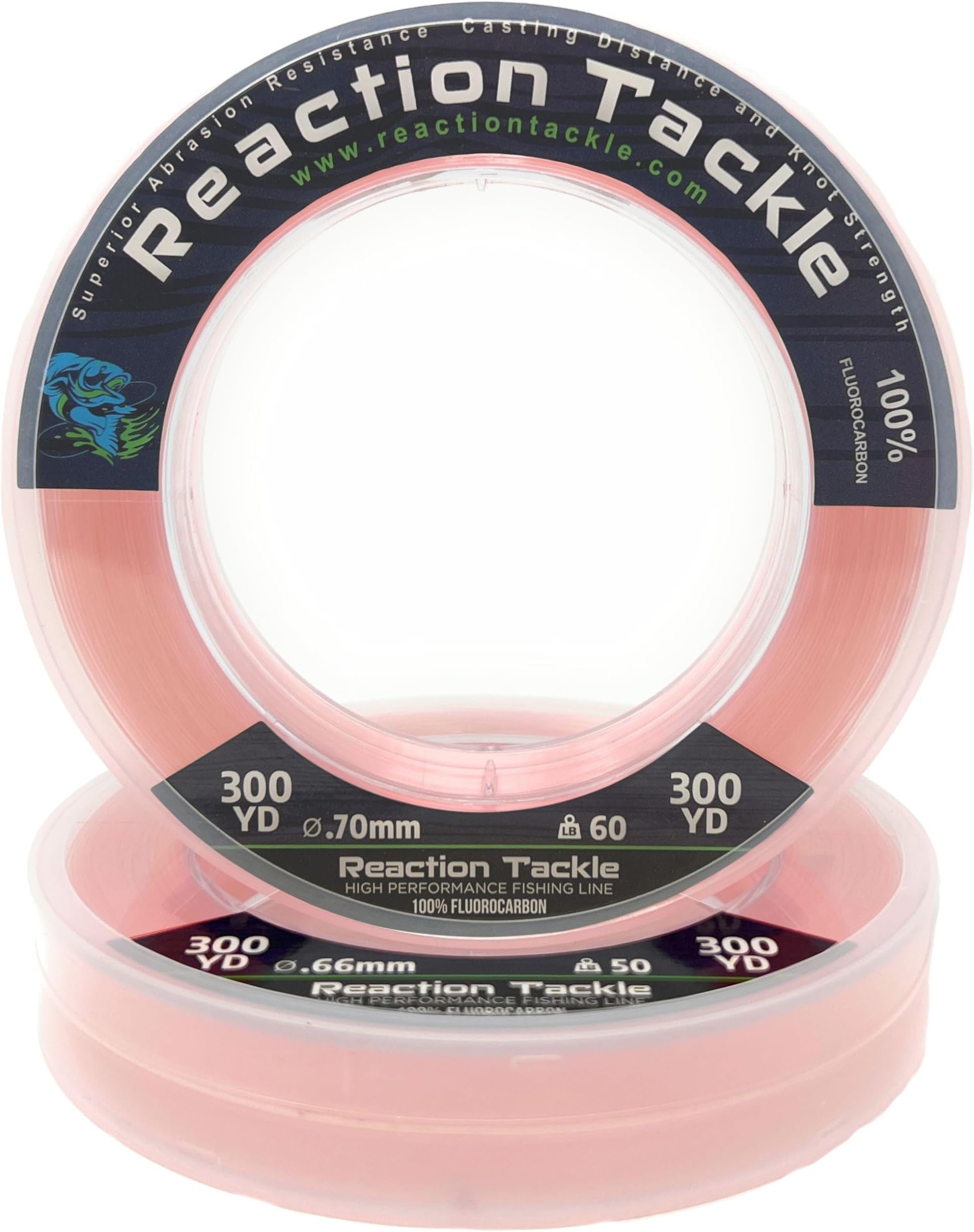 - 100% Pure Fluorocarbon Fishing Line - High Strength, Abrasion-Resistant, Fast-Sinking, Virtually Invisible, with Added Sensitivity - Ideal for Saltwater and Freshwater Leader Line