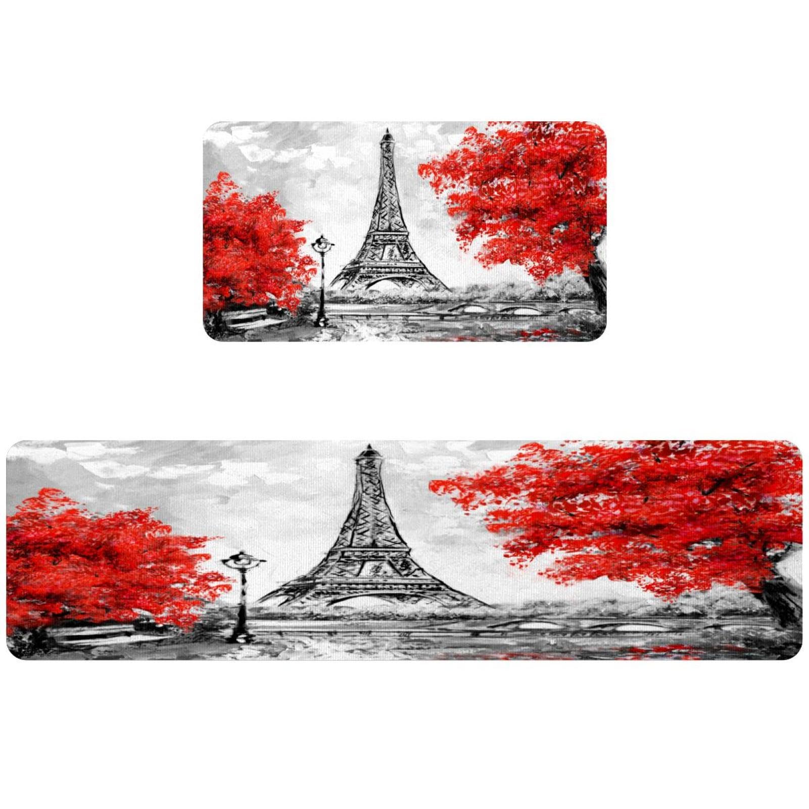 Tapis de cuisine Tour Eiffel pour protéger le sol des éclaboussures