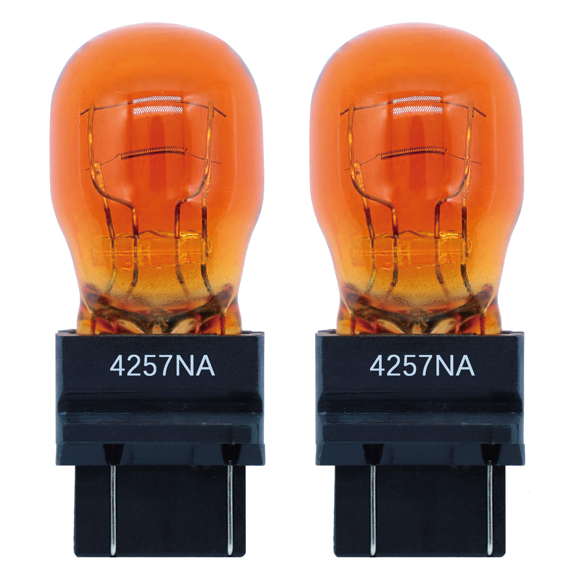 Amazon.com: FAXCARS 4257NA Amber Long Life Halogen Bulb Front Turn