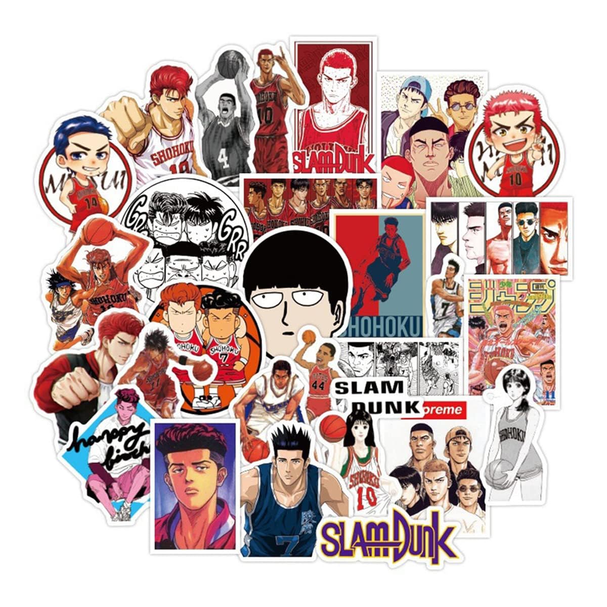 Amazon.co.jp: スラムダンク ステッカー セット100枚セット Slam Dunk