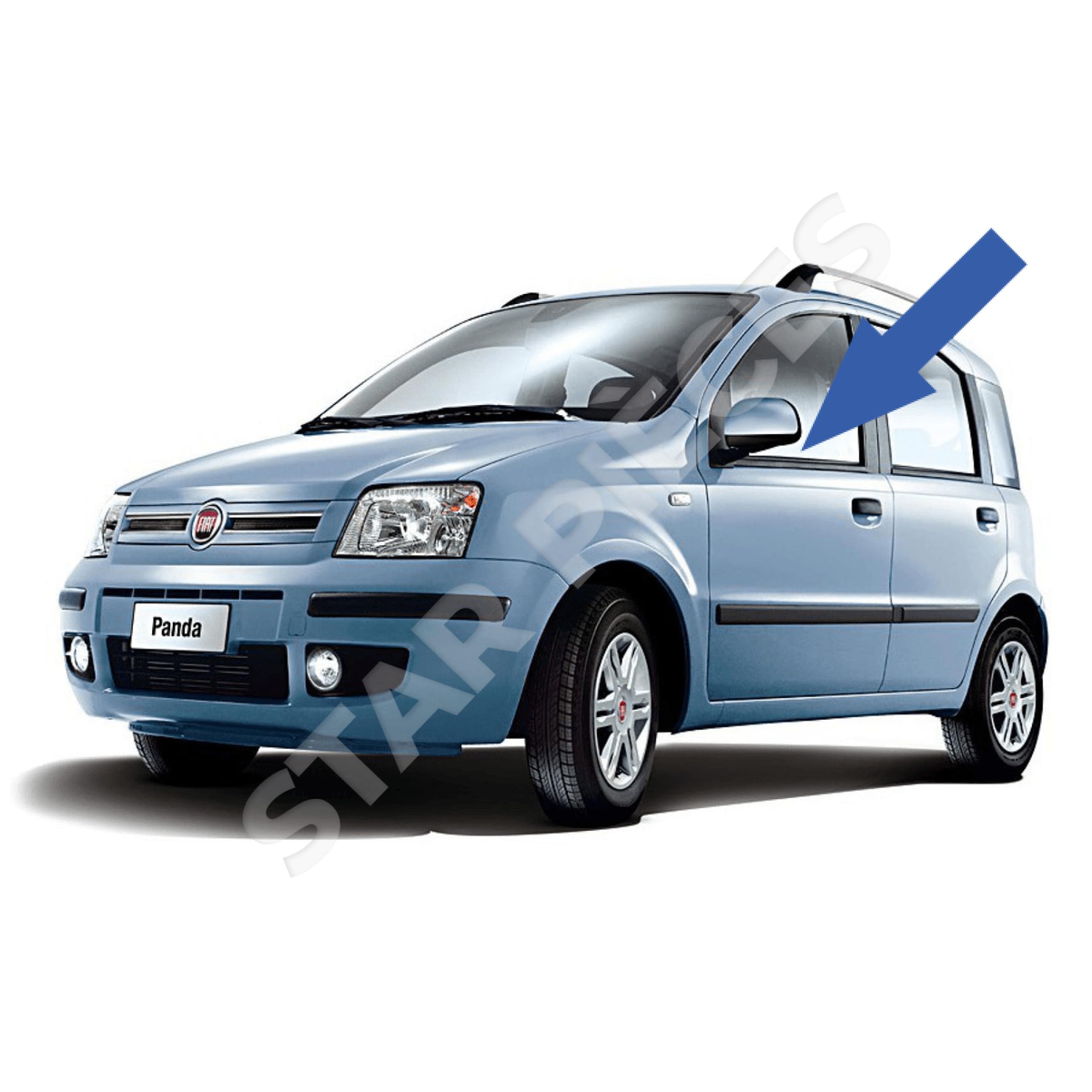 STARKIT PERFORMANCE Alzacristallo compatibile Fiat Panda 169 2003-2012 Antieriore Sinistro 46803652 51846385