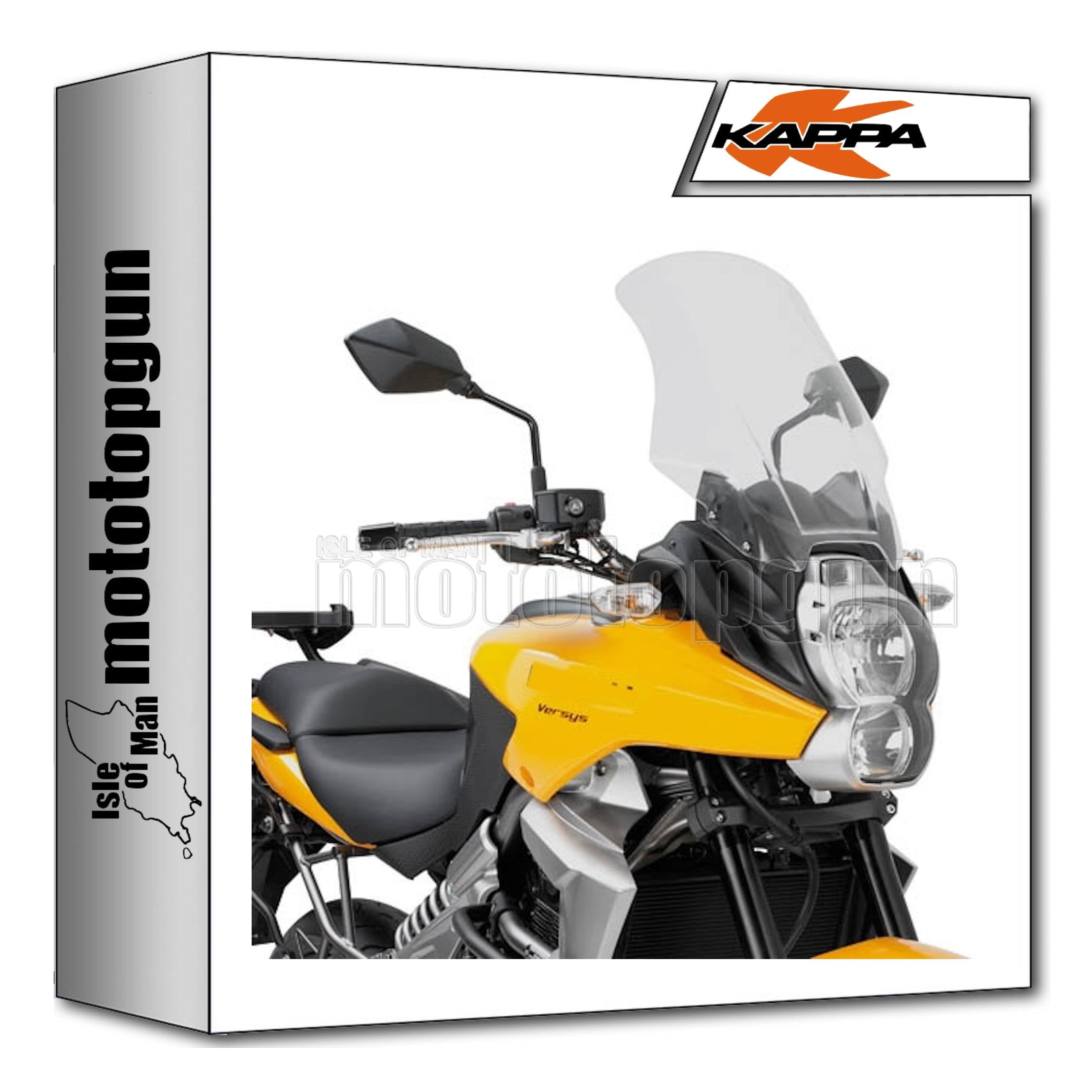 Bulle Transparente Pour Kawasaki Versys 650 (2010-2014) - Compatible Fixation D'origine - 8