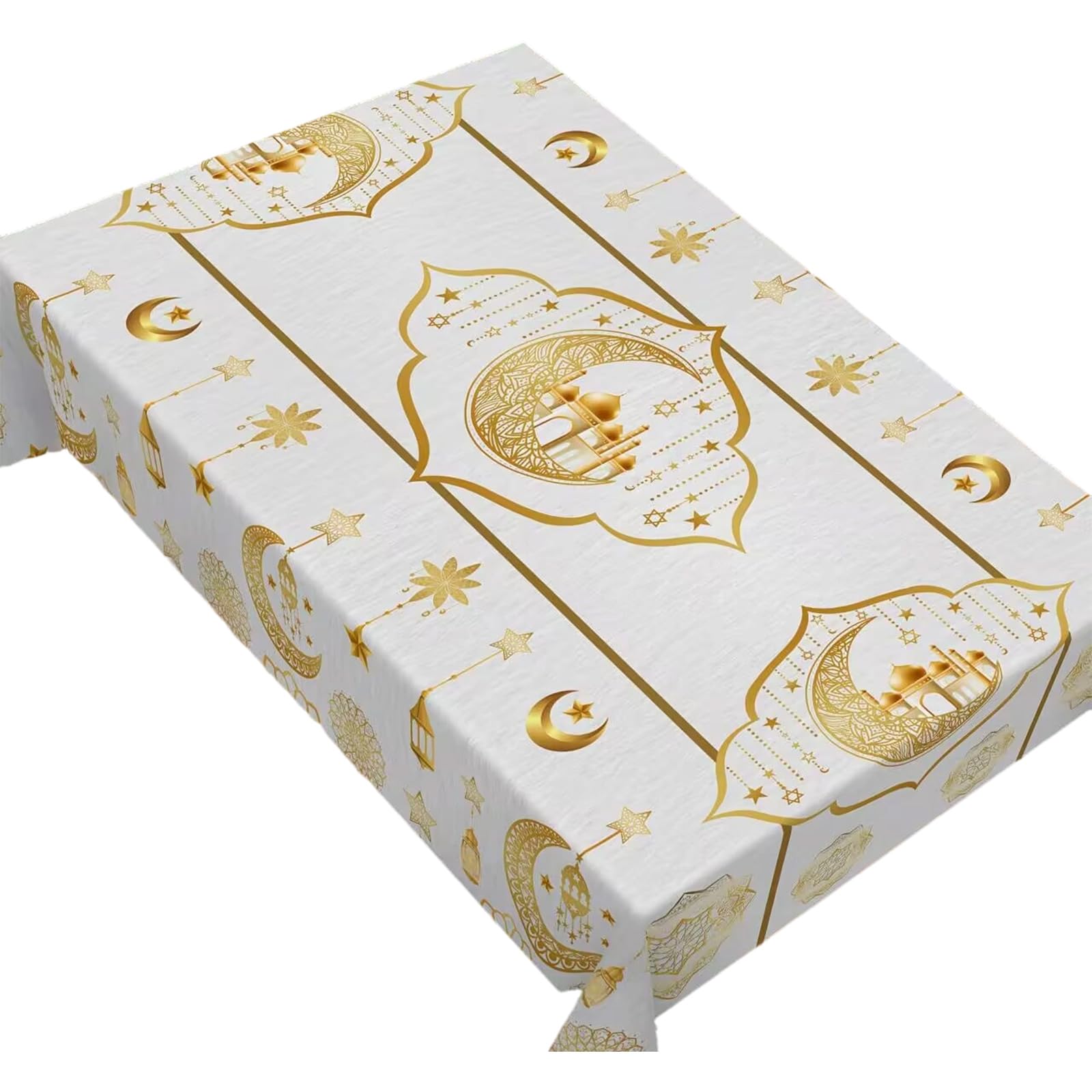 Tsophreniq Stylish Flannel Tablecloth Features Festival Designs for Homes and Traditional Parties Festival Decoration Tablecloth