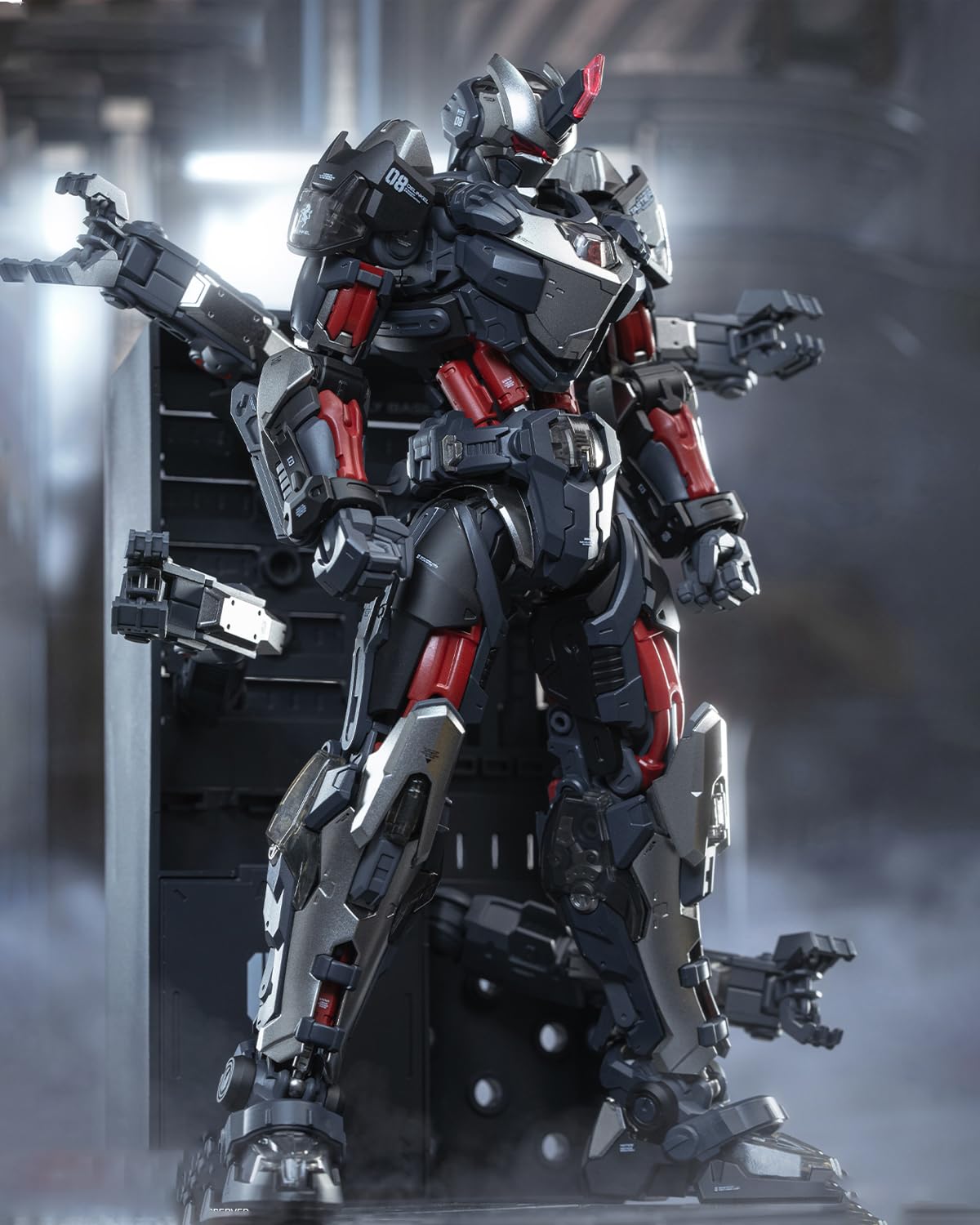 GWTCTOY Plastik-Actionfiguren-Bausätze, Tastier Set mit Gpe Mechanischem Hund, 19 cm Mecha-Modell, 1:10 Sammlerfigur, leicht zusammenzubauen