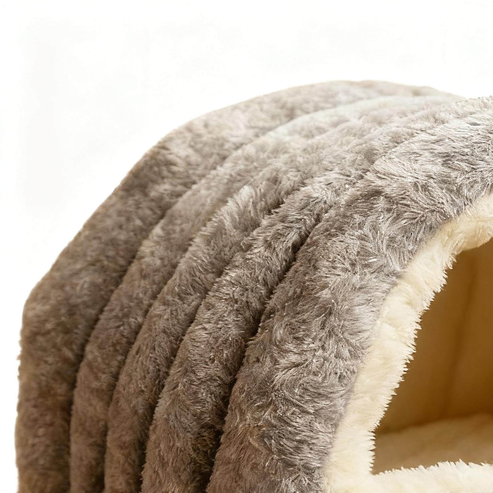 Lit pliable pour animal domestique – Maison d'hiver apaisante pour chatons, chiots, lapins | Utilisation en intérieur, balcon | Temps froid et Noël