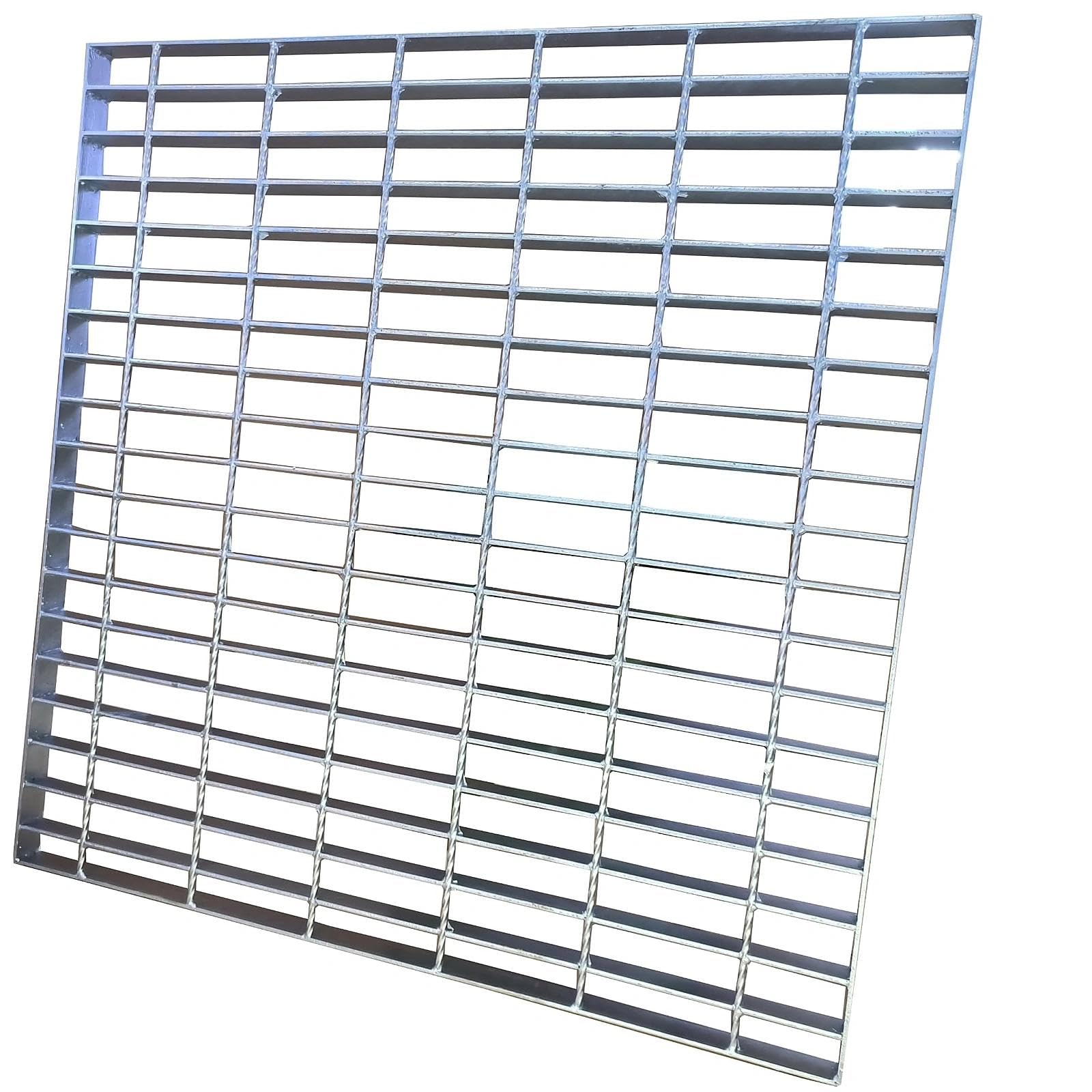 Galvanized Steel Drain Grate, Driveway Channel Cover 28x28 in
