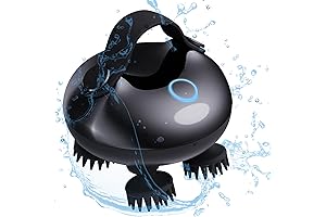 Waterproof IPX7 Electric Scalp Massager Hair Growth Handheld Head Scratcher