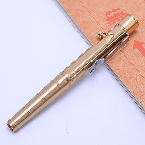 Miniatura 4 de SHRDV Bolígrafo de acción personalizado con texto o logotipo personalizado, bolígrafo de latón con clip de metal para artritis, oficina de negocios,